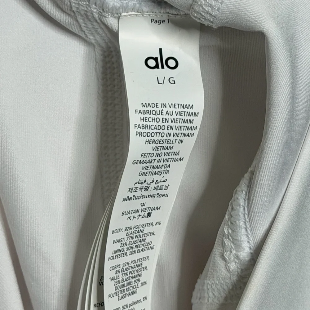 ALO Yoga Grand Slam Tennis Skirt White